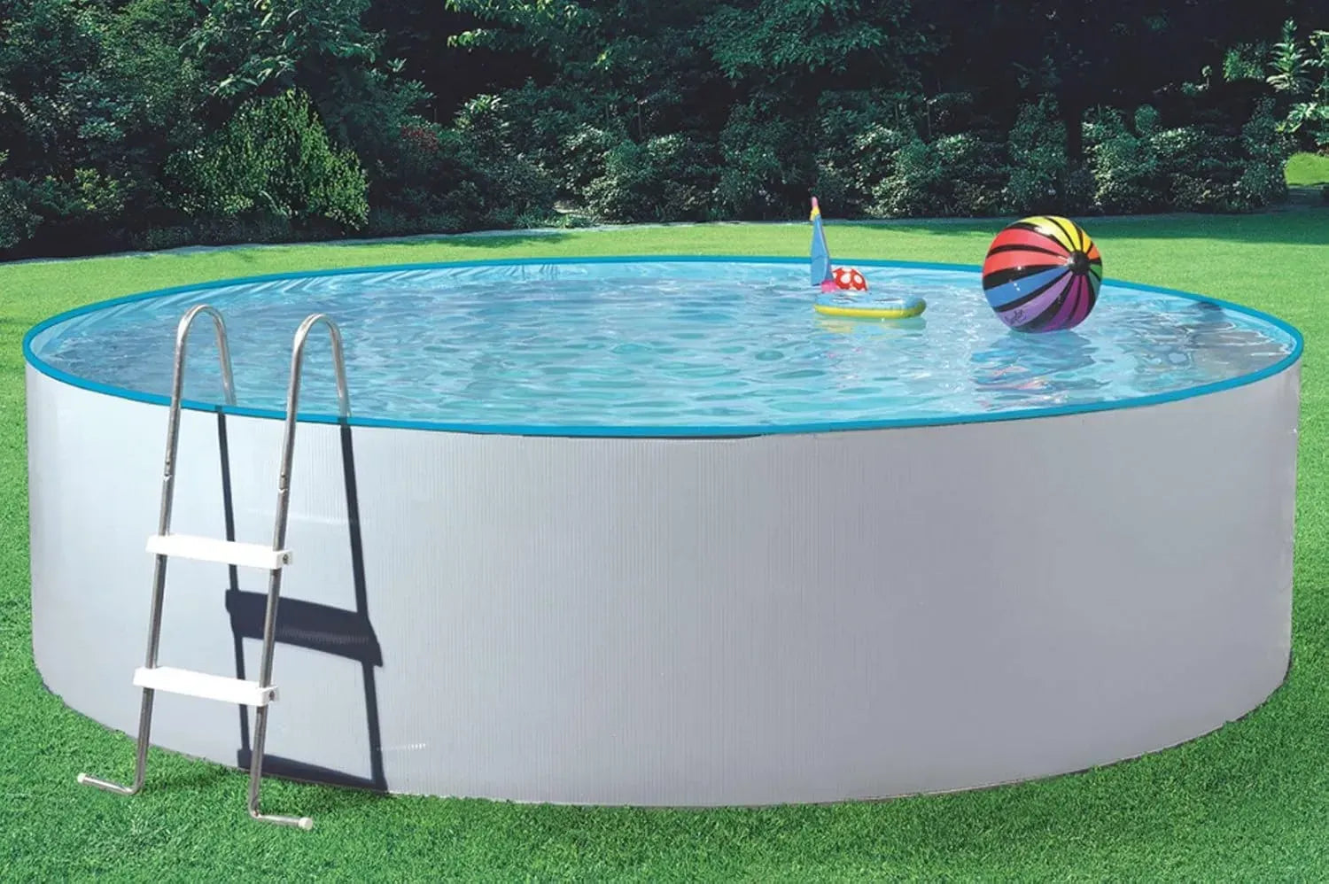 Rundpool-Set Splash 300 x 90 cm mit Sandfiltersystem