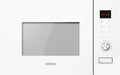 Einbau-Mikrowelle EDESA EMW-2020-IG WH, 20 l, 800 W, Grill 1000 W, Edelstahl-Innenraum, Auftauen & Erhitzen, 59,5 cm, Weiß